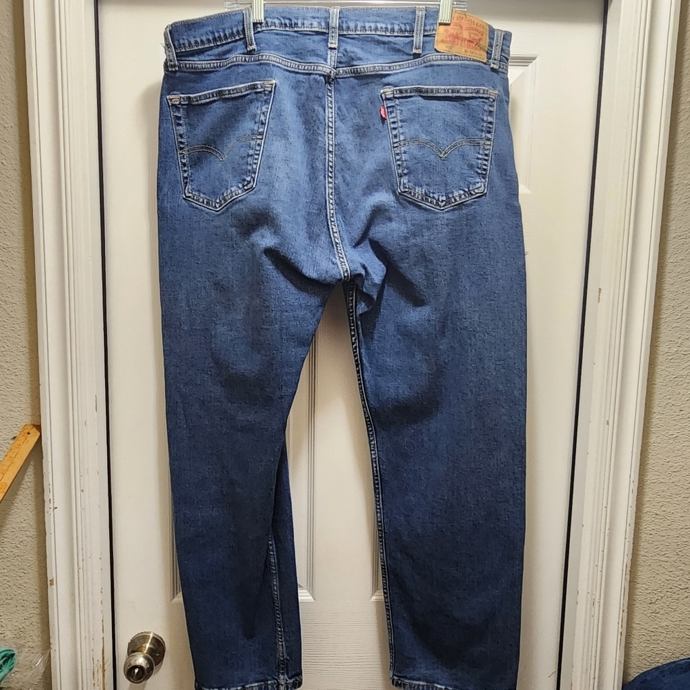 Levi's 505 Jeans Men's 42x30 Classic Straight Blue Dark Wash 42 X 30 - Picture 2 of 8